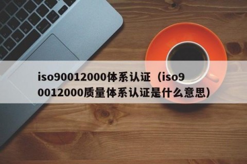 iso90012000体系认证（iso90012000质量体系认证是什么意思）