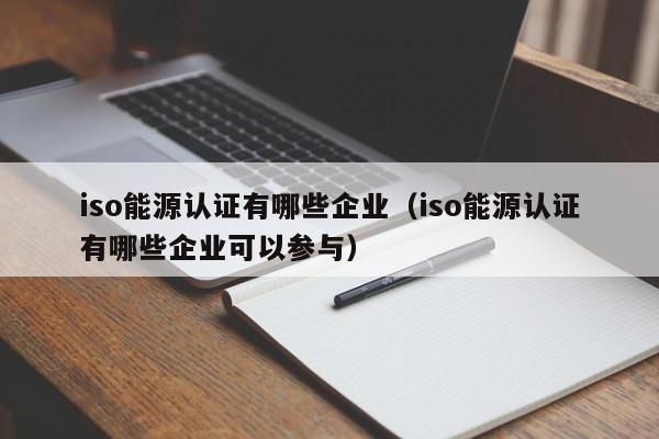 iso能源认证有哪些企业(iso能源认证有哪些企业可以参与)